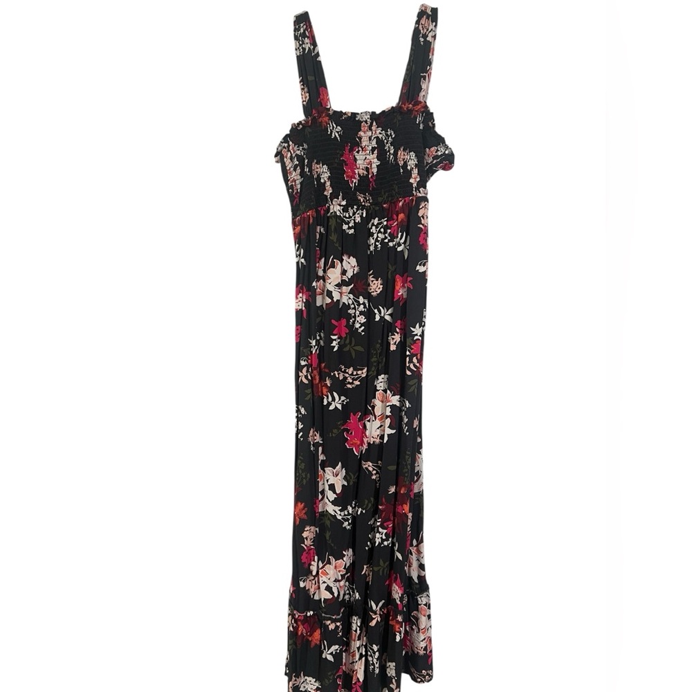 Isabel Maternity Floral Smocked Dress